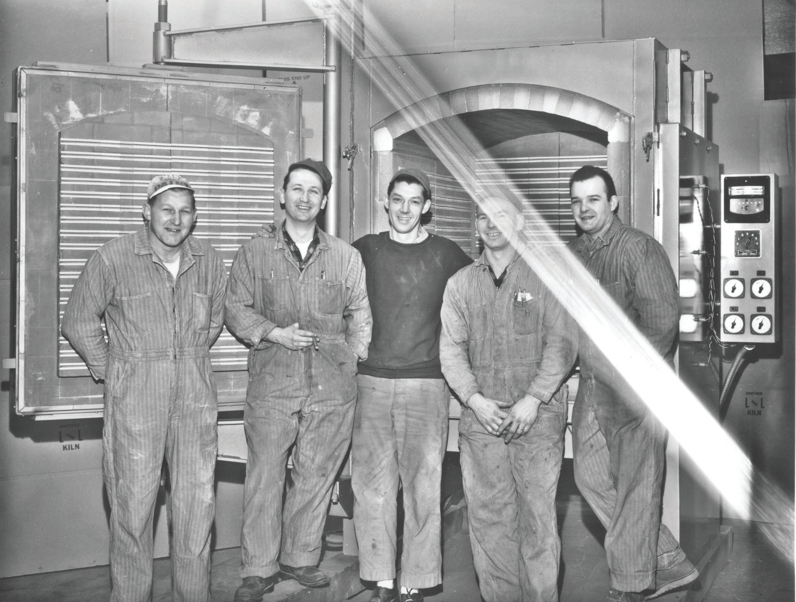 Paul and Shop Staff 1959
