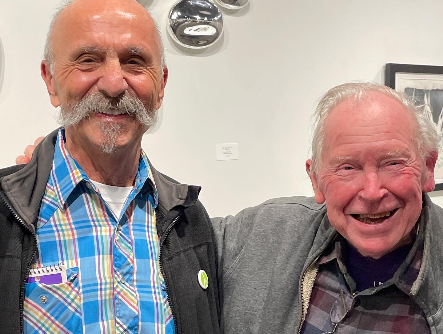 George and Ron at their exhibition “Dranking Thangs” in Atlanta, Georgia. Photo Credit: David Meyers